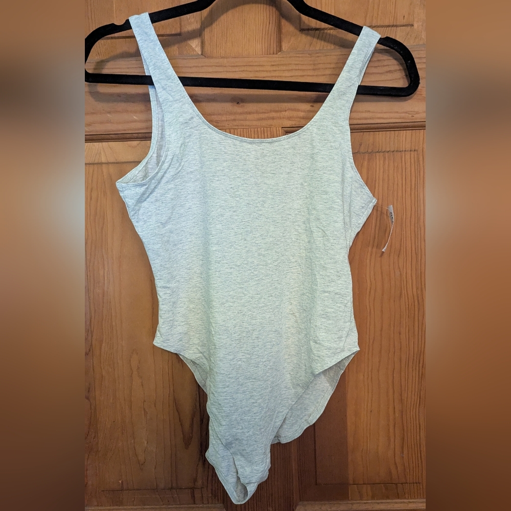 Grey Old Navy Bodysuit